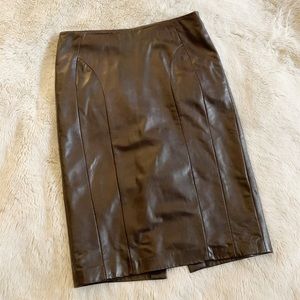Danier leather skirt